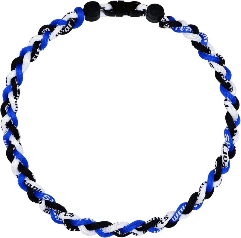 SUPBOMM Baseball Rope Necklaces, League Team Colors Braided Necklace, Baseball Team Gifts - Image 1